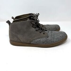 Creative Recreation Men's Suede Canvas Chukka Boots Shoes 10.5 Gray Casual